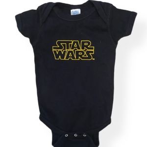 Star Wars black onesie/bodysuit